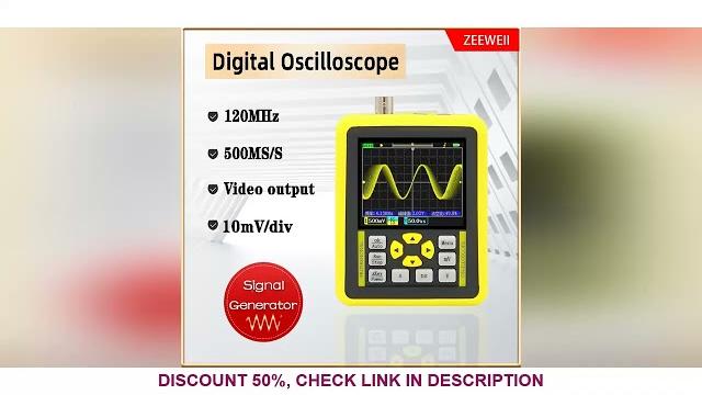 Zeeweii dso1511g dso1511e 120m 2.4-inch screen digital oscilloscope 120mhz analog bandwidth support Zeeweii dso1511g dso1511e 120m 2.4-inch screen digital oscilloscope 120mhz analog bandwidth support