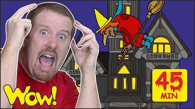 Spooky halloween haunted house from steve and maggie + more magic songs, stories | wow english tv Spooky halloween haunted house from steve and maggie + more magic songs, stories | wow english tv
