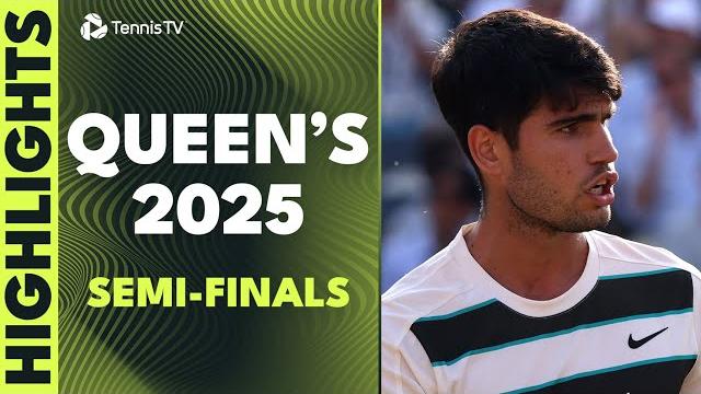 Alcaraz takes on bautista agut; draper vs lehecka | queen's 2025 semi-final highlights Alcaraz takes on bautista agut; draper vs lehecka | queen's 2025 semi-final highlights