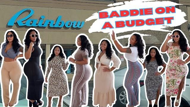 Rainbow fashion haul baddie on a budget Rainbow fashion haul baddie on a budget