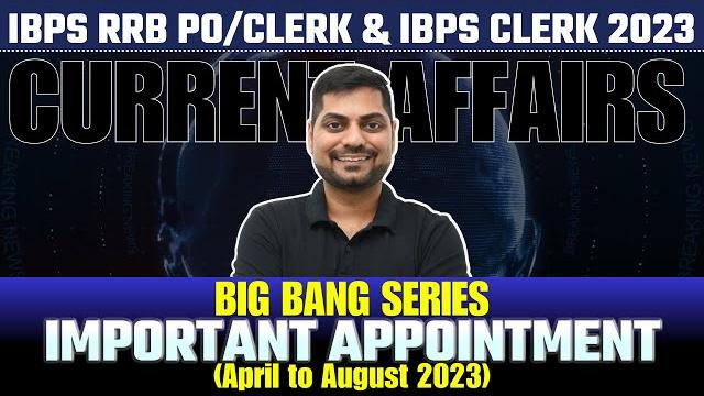 Important appointments (april - august 2023) || current affairs by kapil kathpal || studyniti Important appointments (april - august 2023) || current affairs by kapil kathpal || studyniti