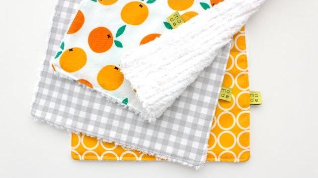 How to sew a burp cloth - easy for beginners! How to sew a burp cloth - easy for beginners!