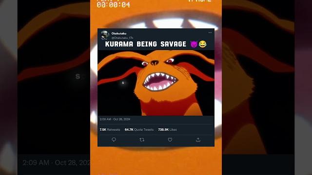 Kurama is always savage !! #kurama #shukaku #tailedbeasts #naruto #comedy #funny #argue Kurama is always savage !! #kurama #shukaku #tailedbeasts #naruto #comedy #funny #argue