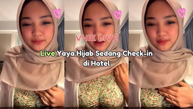 Live yayaarasyid hijab sedang check in di hotel Live yayaarasyid hijab sedang check in di hotel