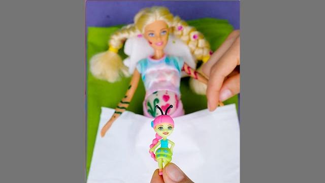 Membuat barbie hamil! *diy dan kiat #shorts Membuat barbie hamil! *diy dan kiat #shorts