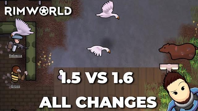 Rimworld 1.6 patch notes & 1.5 comparisons clips Rimworld 1.6 patch notes & 1.5 comparisons clips