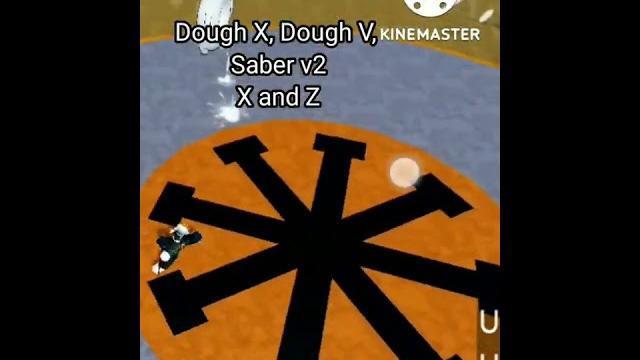 Dough + saber v2 one shot combo Dough + saber v2 one shot combo