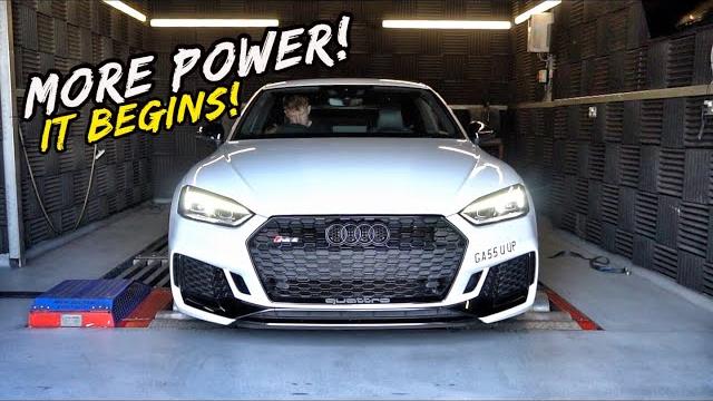 The audi rs5 gets mapped! how much power!? *first mods* The audi rs5 gets mapped! how much power!? *first mods*