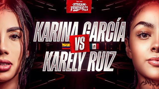 Karina garcia vs karely ruiz | cara a cara | stream fighters 4 - presentación | westcol Karina garcia vs karely ruiz | cara a cara | stream fighters 4 - presentación | westcol