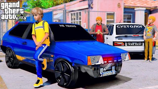 Оперская езда в gta 5 - сделал оперскую восьмерку из машины деда! суета на ваз 2108! вотер Оперская езда в gta 5 - сделал оперскую восьмерку из машины деда! суета на ваз 2108! вотер