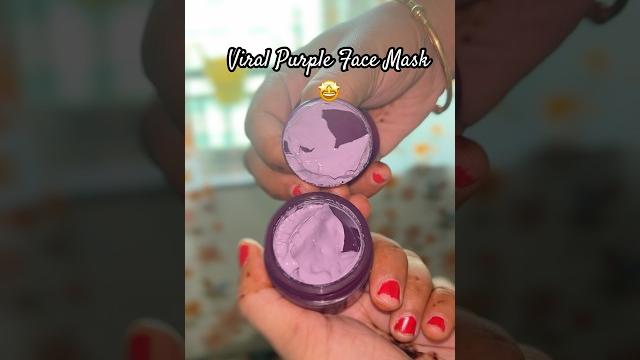 Viral purple mask #skincare #skincaretips #skincareroutine #skincareproducts #detanpack #shorts Viral purple mask #skincare #skincaretips #skincareroutine #skincareproducts #detanpack #shorts