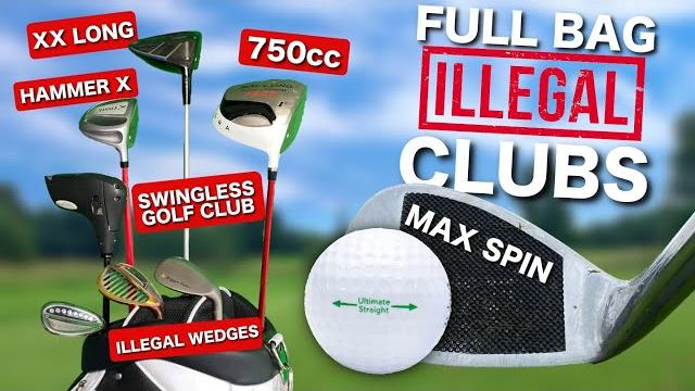 I cheat at golf with illegal clubs & ball! I cheat at golf with illegal clubs & ball!