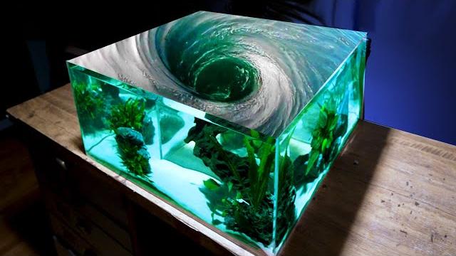 I made a whirlpool fish tank I made a whirlpool fish tank