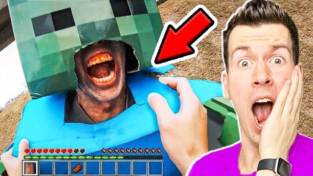 Воу! майнкрафт в *реальной* жизни ! Воу! майнкрафт в *реальной* жизни !
