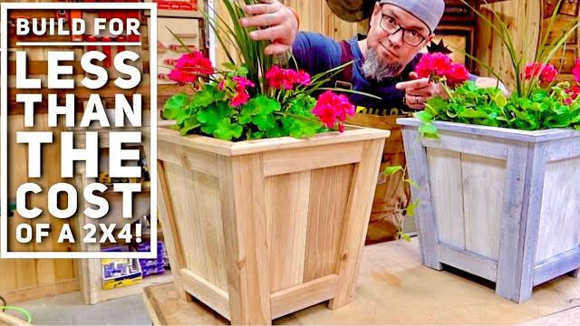 The $6 planter - low cost high profit - make money woodworking The $6 planter - low cost high profit - make money woodworking