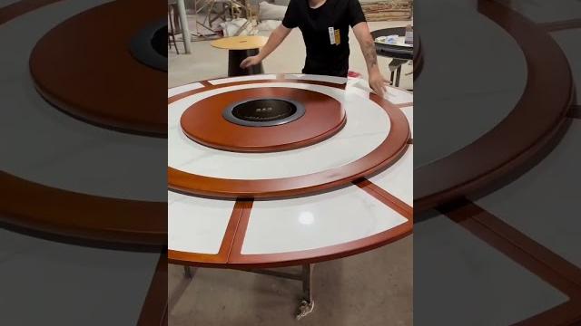 Spinning dinning table, round table ,dining room furniture,functional dining table ,furniture,tables Spinning dinning table, round table ,dining room furniture,functional dining table ,furniture,tables