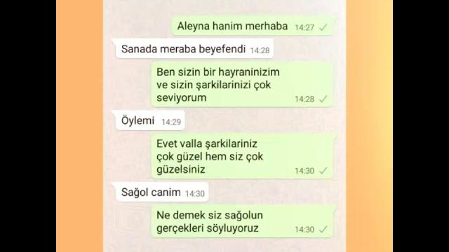 Aleyna tilki ile konuştum ve ona sevgilin varmi diye sordum. bakin ne cavap verdi . #troll Aleyna tilki ile konuştum ve ona sevgilin varmi diye sordum. bakin ne cavap verdi . #troll