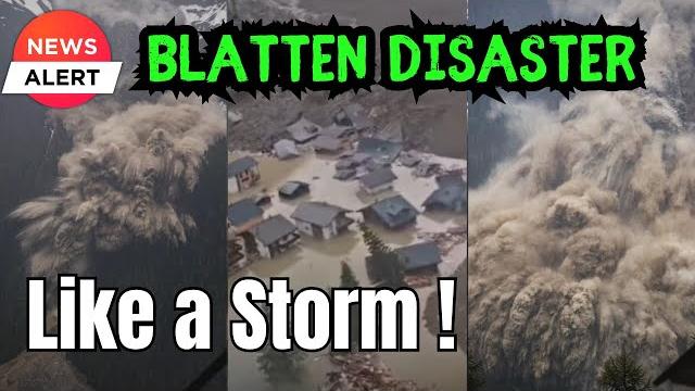 Two more villages evacuated - lonza river is completely dammed - more destruction will come ! Two more villages evacuated - lonza river is completely dammed - more destruction will come !