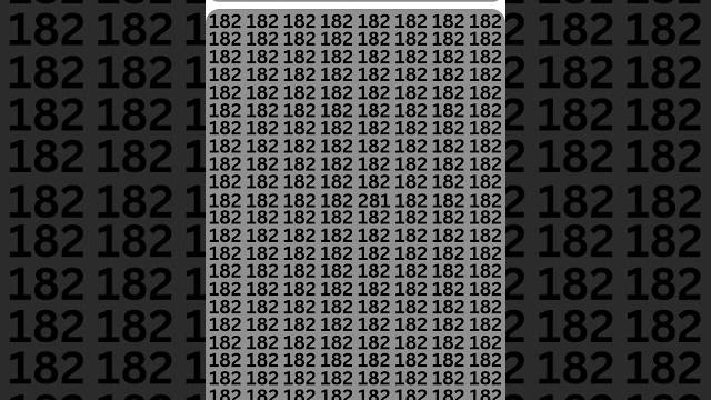 Find the 281 Find the 281