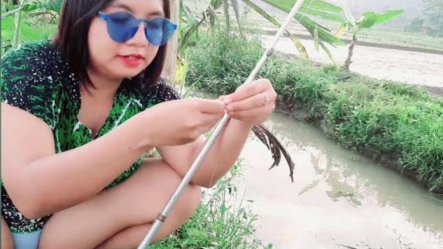 Fishing mania,mancing di sungai sawah pedesaan Fishing mania,mancing di sungai sawah pedesaan