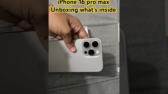 Iphone 16 pro max unboxing video #iphone #iphone16promax #youtube #youtubeshorts #viralshorts #gif Iphone 16 pro max unboxing video #iphone #iphone16promax #youtube #youtubeshorts #viralshorts #gif