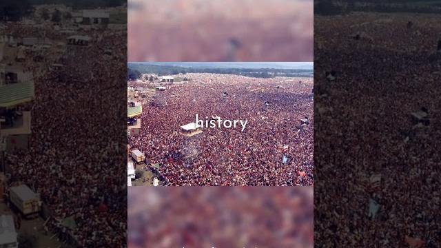 The largest concerts in history... The largest concerts in history...