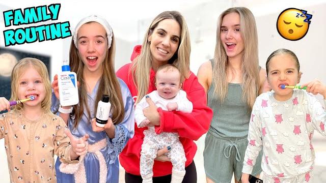 New family night time routine with five sisters! New family night time routine with five sisters!