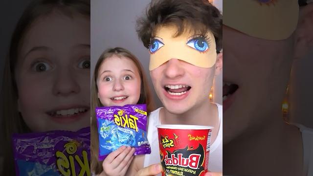 Spicy ramen mix prank with my little sister! Spicy ramen mix prank with my little sister!