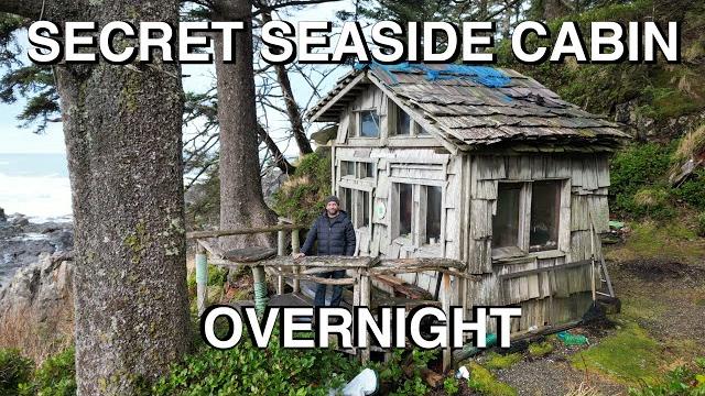 Secret seaside cabin overnight Secret seaside cabin overnight