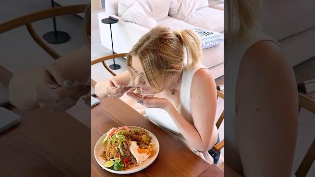 My wife tried nasi goreng My wife tried nasi goreng