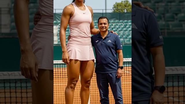 World's tallest female tennis player#shorts#tallwoman #tallgirlfriend #tennis #tennisplayer World's tallest female tennis player#shorts#tallwoman #tallgirlfriend #tennis #tennisplayer