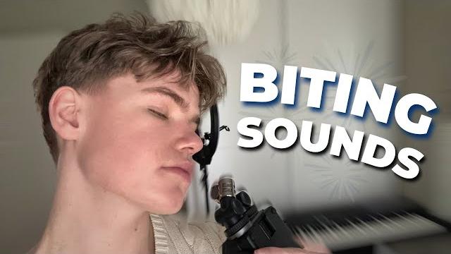 Asmr │ biting mouth sounds with tascam mic (biting sounds, cupped, wet mouth sounds, yapping) Asmr │ biting mouth sounds with tascam mic (biting sounds, cupped, wet mouth sounds, yapping)
