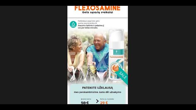 Flexosamine: kaina.komponentai Flexosamine: kaina.komponentai