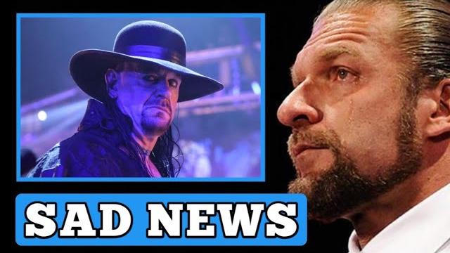 Tear flow as triple h makes shocking announcement about the undertaker that left fans in tears Tear flow as triple h makes shocking announcement about the undertaker that left fans in tears
