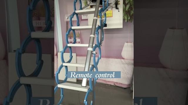 Electric attic ladder makes it easier for attic access #atticdesign #easylife #goodmaterial Electric attic ladder makes it easier for attic access #atticdesign #easylife #goodmaterial
