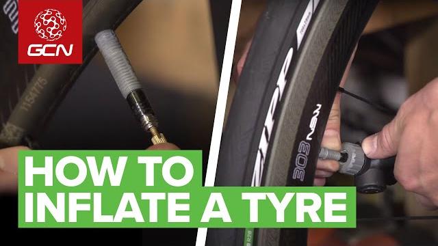 How to pump a bike tyre How to pump a bike tyre