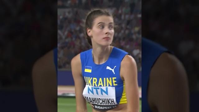 's mahuchikh flies to gold #athletics #worldathleticschamps #ukraine #highjump #athlete #champion 's mahuchikh flies to gold #athletics #worldathleticschamps #ukraine #highjump #athlete #champion