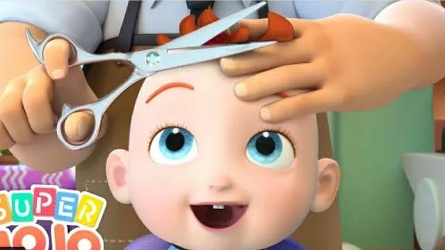 Baby jojo s first haircut | going to the hairdresser | super jojo nursery rhymes & kids songs Baby jojo s first haircut | going to the hairdresser | super jojo nursery rhymes & kids songs