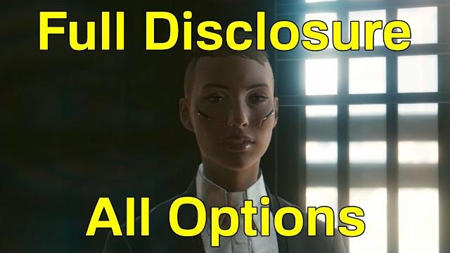 Cyberpunk 2077 - sandra dorsett side quest - full disclosure (all options & complete quest) Cyberpunk 2077 - sandra dorsett side quest - full disclosure (all options & complete quest)