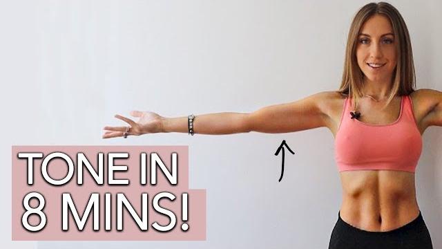 Tone your arms workout - no equipment (quick + intense) Tone your arms workout - no equipment (quick + intense)