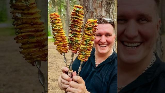 Картофельный шашлык Картофельный шашлык