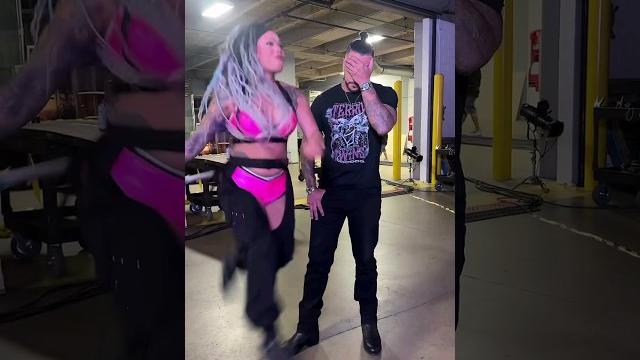 Kayden & priest making a tiktok video | #wwe Kayden & priest making a tiktok video | #wwe