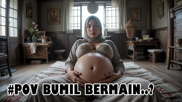 Pov bumil terlihat bahagia sambil bersenang senang Pov bumil terlihat bahagia sambil bersenang senang