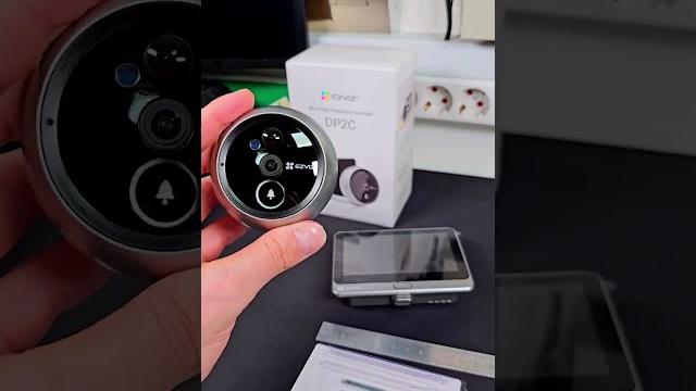 Ezviz dp2c - камера в дверной глазок с экраном wi-fi - 2 мп, 2 мм, 155°, до 256 гб, мини обзор Ezviz dp2c - камера в дверной глазок с экраном wi-fi - 2 мп, 2 мм, 155°, до 256 гб, мини обзор