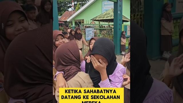 Momen haru ketika bertemu sahabat yang pindah sekolah ‼️‼️ #sahabat #haru #sekolah #nangis Momen haru ketika bertemu sahabat yang pindah sekolah ‼️‼️ #sahabat #haru #sekolah #nangis