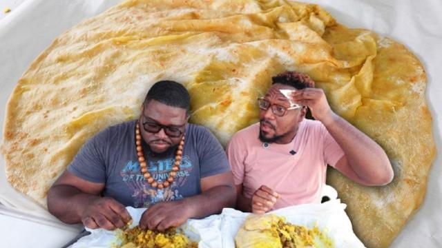 The biggest roti in the world The biggest roti in the world