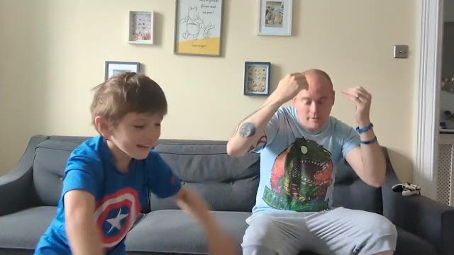 Play fight/tickle fight. Play fight/tickle fight.
