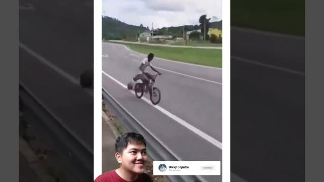 Sampai salto gitu kalau sepeda an #shorts #funny #lucu Sampai salto gitu kalau sepeda an #shorts #funny #lucu