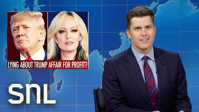 Weekend update: stormy daniels says trump didn't wear condom, rfk jr.'s parasitic brain worm - snl Weekend update: stormy daniels says trump didn't wear condom, rfk jr.'s parasitic brain worm - snl