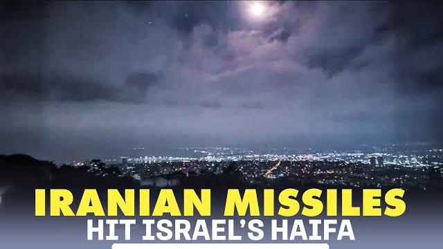Breaking: iran's missiles, drones hit israel’s haifa | iran launches fresh attack on israel Breaking: iran's missiles, drones hit israel’s haifa | iran launches fresh attack on israel